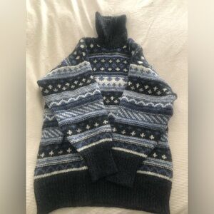 Heavyweight Wool Nordic Turtleneck Sweater Jumper from Scandia, made in Denmark